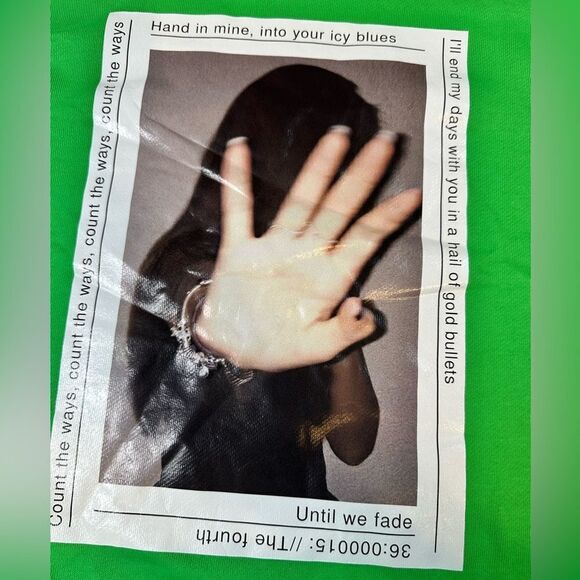 NWT ZGY Denim Women’s Green Graphic Oversized Sweatshirt- Size Large - Picture 6 of 8